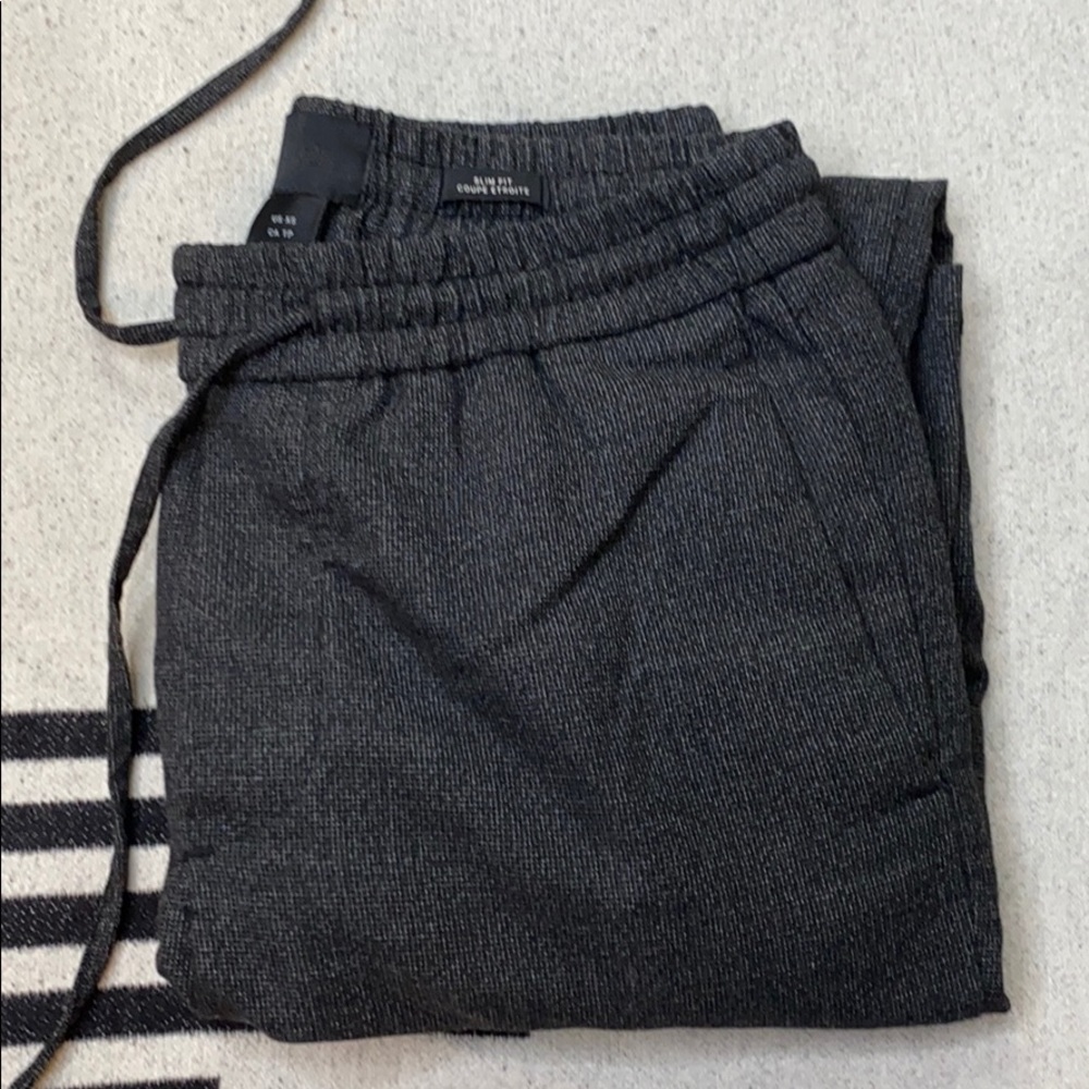 H&M Slim Fit Coupe Etroite Cropped Pant